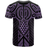 Waiporoporo Maori Ta Moko Poutama Art T Shirt