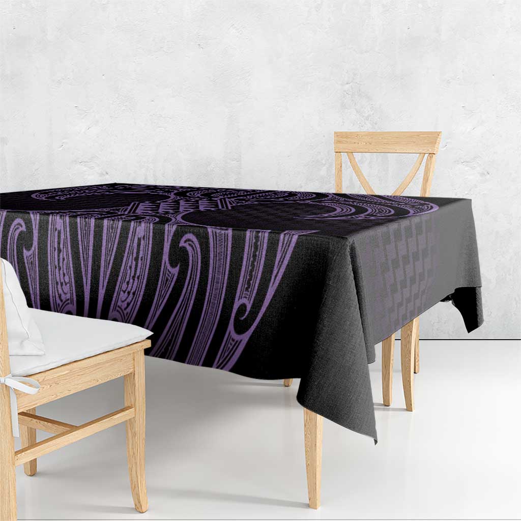 Waiporoporo Maori Ta Moko Poutama Art Tablecloth