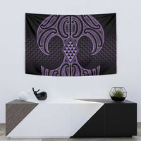 Waiporoporo Maori Ta Moko Poutama Art Tapestry