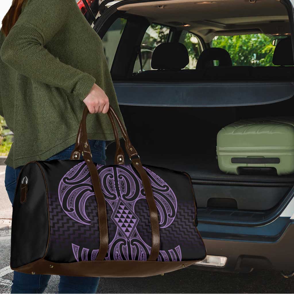 Waiporoporo Maori Ta Moko Poutama Art Travel Bag - Polynesian Pride