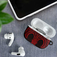 Whero Maori Ta Moko Poutama Art AirPods Case LT9 - Polynesian Pride