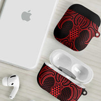 Whero Maori Ta Moko Poutama Art AirPods Case LT9 - Polynesian Pride