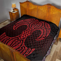 Whero Maori Ta Moko Poutama Art Quilt LT9 - Polynesian Pride