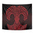 Whero Maori Ta Moko Poutama Art Tapestry