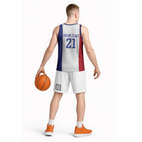 New Zealand Rugby Pacific Personalised Basketball Jersey Maori Style Tribal Tapa Pattern - Polynesian Pride