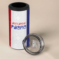 New Zealand Rugby Pacific Personalised 4 in 1 Can Cooler Tumbler Maori Style Tribal Tapa Pattern LT9 - Polynesian Pride