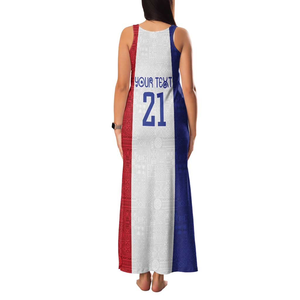 New Zealand Rugby Pacific Personalised Family Matching Tank Maxi Dress and Hawaiian Shirt Maori Style Tribal Tapa Pattern LT9 - Polynesian Pride