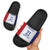 New Zealand Rugby Pacific Personalised Slide Sandals Maori Style Tribal Tapa Pattern - Polynesian Pride