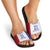 New Zealand Rugby Pacific Personalised Slide Sandals Maori Style Tribal Tapa Pattern - Polynesian Pride