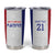 New Zealand Rugby Pacific Personalised Tumbler Cup Maori Style Tribal Tapa Pattern