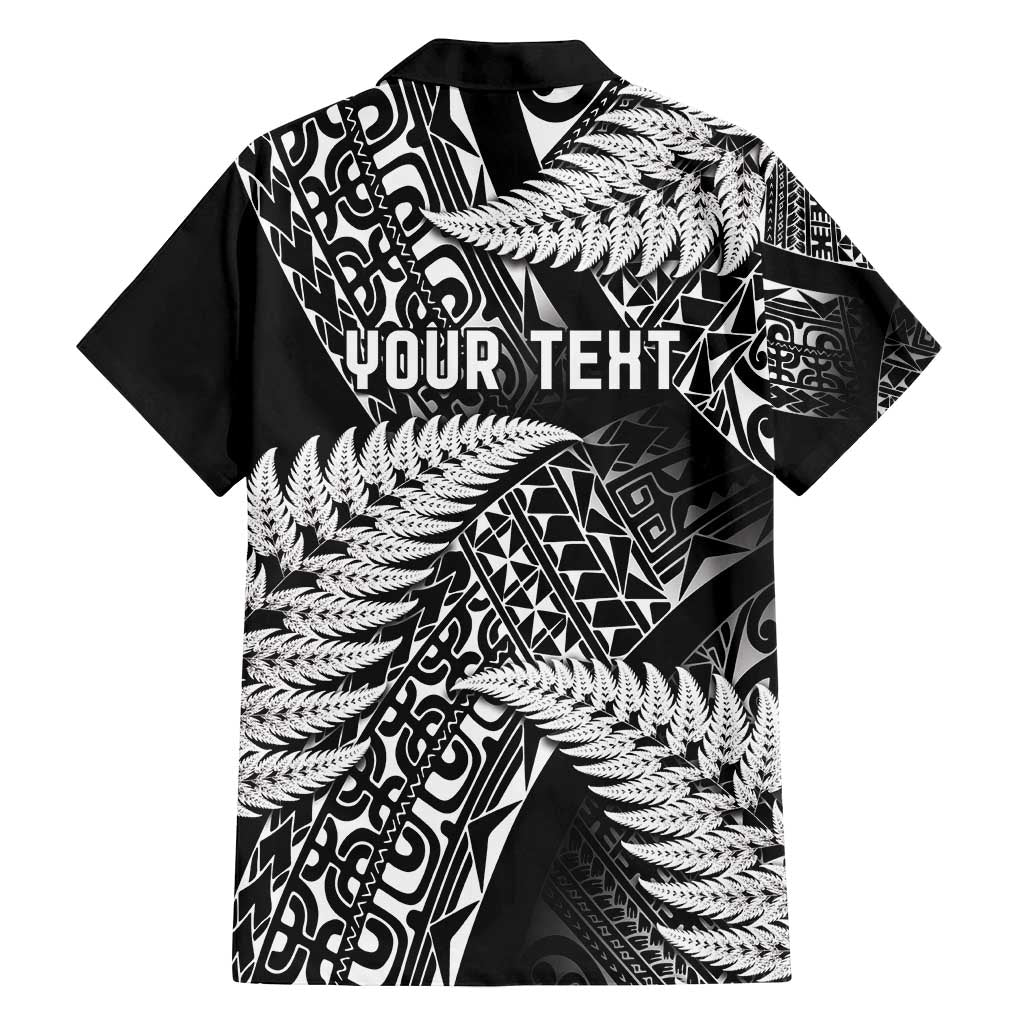 New Zealand Rugby Pacific Personalised Family Matching Summer Maxi Dress and Hawaiian Shirt All Black Maori Pasifika Fern Pattern LT9 - Polynesian Pride