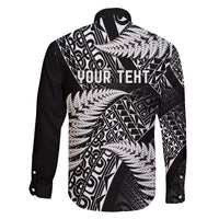 New Zealand Rugby Pacific Personalised Family Matching Summer Maxi Dress and Hawaiian Shirt All Black Maori Pasifika Fern Pattern LT9 - Polynesian Pride