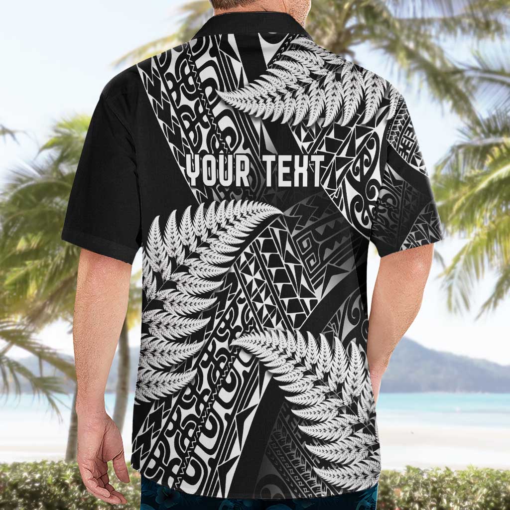 New Zealand Rugby Pacific Personalised Hawaiian Shirt All Black Maori Pasifika Fern Pattern LT9 - Polynesian Pride