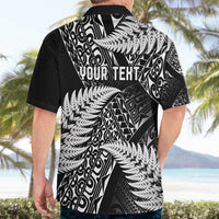 New Zealand Rugby Pacific Personalised Hawaiian Shirt All Black Maori Pasifika Fern Pattern LT9 - Polynesian Pride