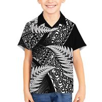 New Zealand Rugby Pacific Personalised Hawaiian Shirt All Black Maori Pasifika Fern Pattern LT9 - Polynesian Pride