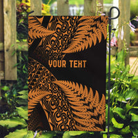 New Zealand Rugby Pacific Personalised Garden Flag All Gold Maori Pasifika Fern Pattern LT9 Garden Flag Gold - Polynesian Pride