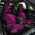 New Zealand Rugby Pacific Personalised Car Seat Cover All Pink Maori Pasifika Fern Pattern