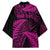 New Zealand Rugby Pacific Personalised Kimono All Pink Maori Pasifika Fern Pattern - Polynesian Pride