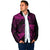 New Zealand Rugby Pacific Personalised Padded Jacket All Pink Maori Pasifika Fern Pattern - Polynesian Pride