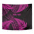 New Zealand Rugby Pacific Personalised Tapestry All Pink Maori Pasifika Fern Pattern