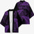 New Zealand Rugby Pacific Personalised Kimono All Purple Maori Pasifika Fern Pattern - Polynesian Pride