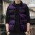 New Zealand Rugby Pacific Personalised Sleeveless Puffer Jacket All Purple Maori Pasifika Fern Pattern - Polynesian Pride