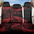 New Zealand Rugby Pacific Personalised Back Car Seat Cover All Red Maori Pasifika Fern Pattern