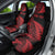 New Zealand Rugby Pacific Personalised Car Seat Cover All Red Maori Pasifika Fern Pattern