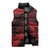 New Zealand Rugby Pacific Personalised Sleeveless Puffer Jacket All Red Maori Pasifika Fern Pattern - Polynesian Pride