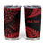 New Zealand Rugby Pacific Personalised Tumbler Cup All Red Maori Pasifika Fern Pattern