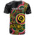 Vanuatu Personalised T Shirt Aboriginal Dot Paitnting - Polynesian Pride