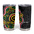 Vanuatu Personalised Tumbler Cup Aboriginal Dot Paitnting - Polynesian Pride