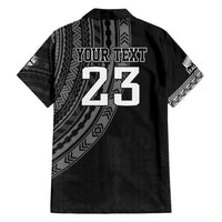 Custom Fiji New Zealand Rugby Family Matching Off Shoulder Maxi Dress and Hawaiian Shirt Make History Together LT9 - Polynesian Pride