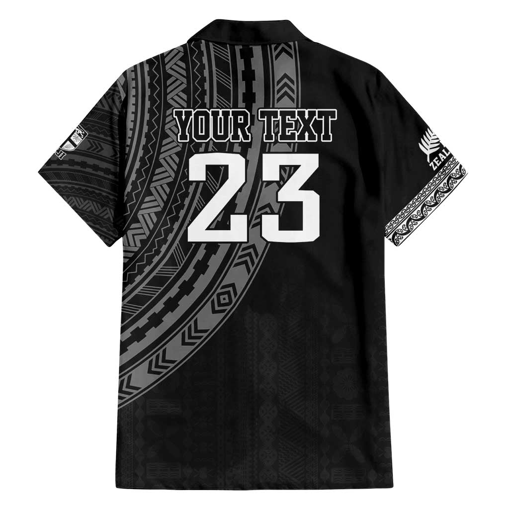 Custom Fiji New Zealand Rugby Family Matching Summer Maxi Dress and Hawaiian Shirt Make History Together LT9 - Polynesian Pride