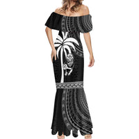 Custom Fiji New Zealand Rugby Mermaid Dress Make History Together LT9 - Polynesian Pride
