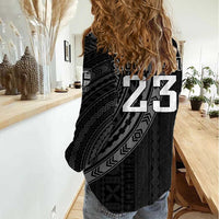 Custom Fiji New Zealand Rugby Women Casual Shirt Make History Together LT9 - Polynesian Pride
