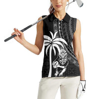 Custom Fiji New Zealand Rugby Women Sleeveless Polo Shirt Make History Together LT9 - Polynesian Pride