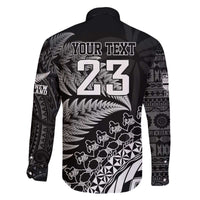 Custom Fiji New Zealand Rugby Family Matching Puletasi and Hawaiian Shirt Cibi Dance with Black Fern LT9 - Polynesian Pride