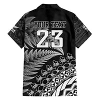 Custom Fiji New Zealand Rugby Hawaiian Shirt Cibi Dance with Black Fern LT9 - Polynesian Pride