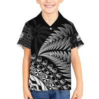 Custom Fiji New Zealand Rugby Hawaiian Shirt Cibi Dance with Black Fern LT9 - Polynesian Pride