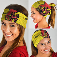 Personalised Papua New Guinea Oro Necklace Neck Gaiter Gold Melanesia Traditional Pattern LT9 - Polynesian Pride