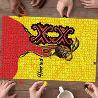 Personalised Papua New Guinea Oro Necklace Puzzle Gold Melanesia Traditional Pattern LT9 - Polynesian Pride
