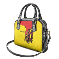 Personalised Papua New Guinea Oro Necklace Shoulder Handbag Gold Melanesia Traditional Pattern LT9 - Polynesian Pride