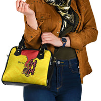 Personalised Papua New Guinea Oro Necklace Shoulder Handbag Gold Melanesia Traditional Pattern LT9 - Polynesian Pride