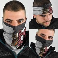 Personalised Papua New Guinea Oro Necklace Neck Gaiter Black Melanesia Traditional Pattern LT9 - Polynesian Pride