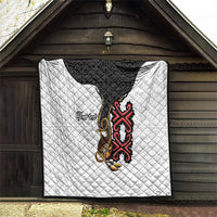 Personalised Papua New Guinea Oro Necklace Quilt Black Melanesia Traditional Pattern LT9 - Polynesian Pride