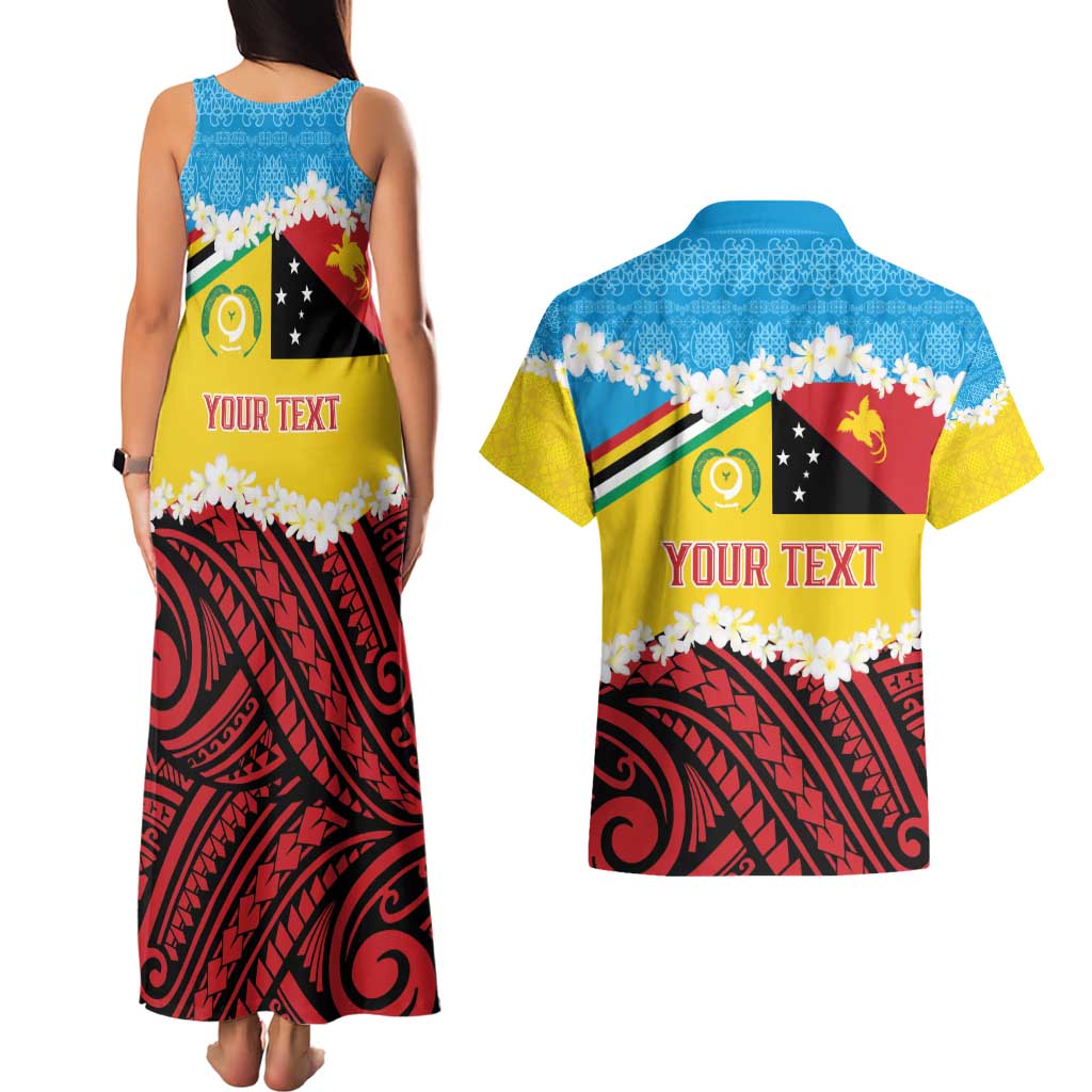 Personalised Torba PNG Forever Couples Matching Tank Maxi Dress and Hawaiian Shirt Polynesian Sand Art LT9 - Polynesian Pride