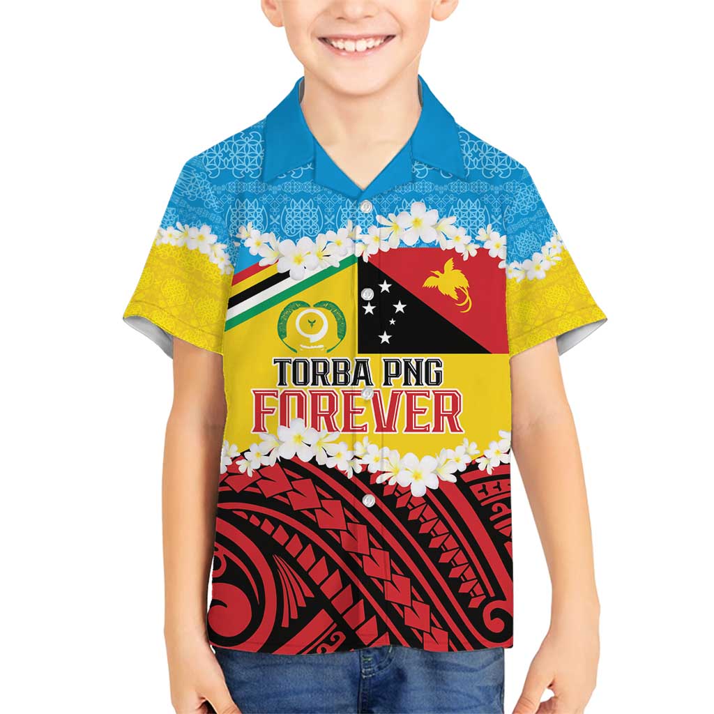 Personalised Torba PNG Forever Family Matching Puletasi and Hawaiian Shirt Polynesian Sand Art LT9 Son's Shirt Green - Polynesian Pride