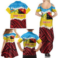 Personalised Torba PNG Forever Family Matching Summer Maxi Dress and Hawaiian Shirt Polynesian Sand Art LT9 - Polynesian Pride