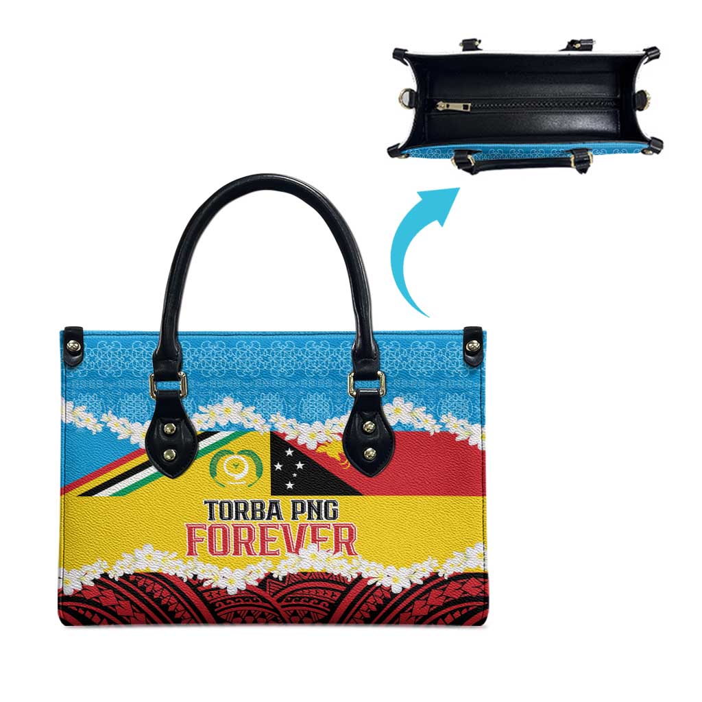 Torba PNG Forever Leather Bag Polynesian Sand Art - Polynesian Pride